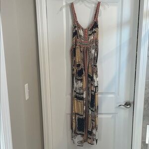 Matilda Jane Multicolor Patchwork Maxi Dress